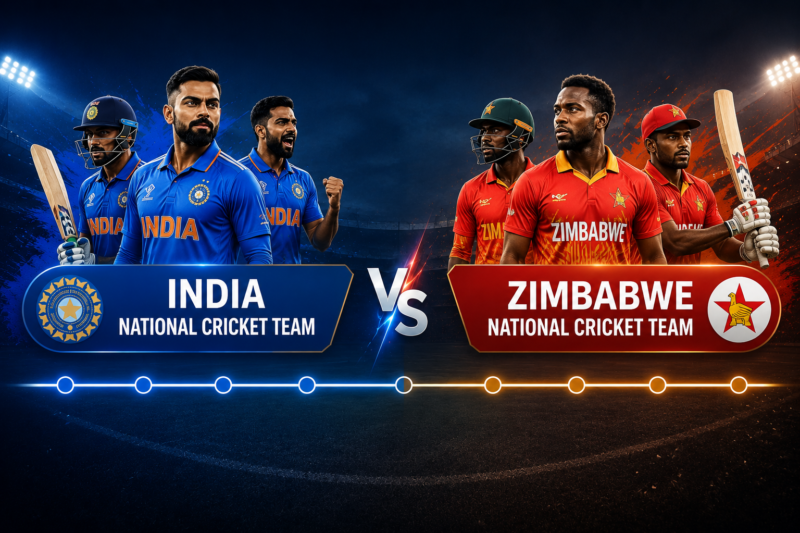 India National Cricket Team Vs Zimbabwe National Cricket Team Timeline