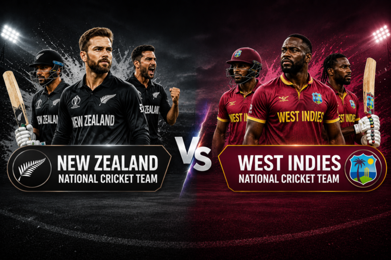 New Zealand National Cricket Team Vs West Indies Cricket Team Timeline