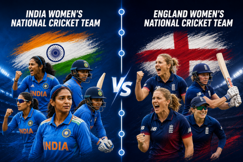 India Women’s National Cricket Team Vs England Women’s National Cricket Team Timeline