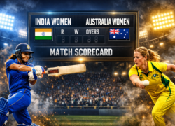 India Women Vs Australia Women's National Cricket Team Match Scorecard