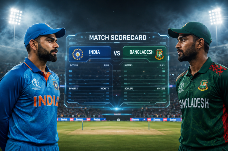 India National Cricket Team Vs Bangladesh National Cricket Team Match Scorecard