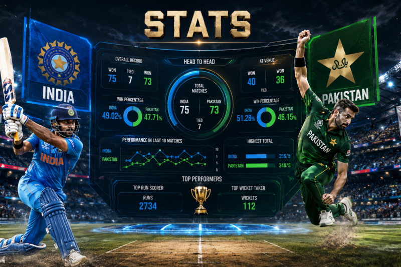India National Cricket Team Vs Pakistan National Cricket Team Stats