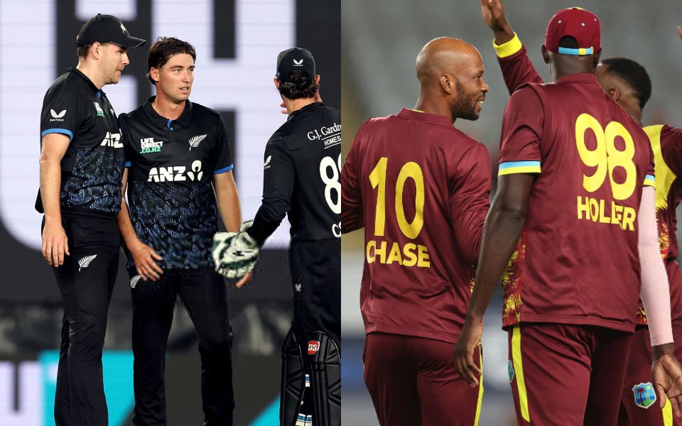 west indies cricket team vs new zealand national cricket team stats