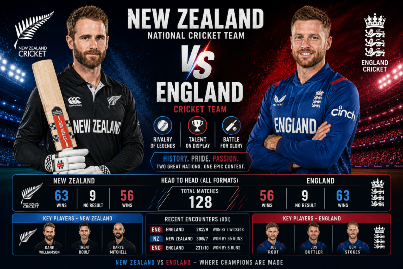 New Zealand National Cricket Team Vs England Cricket Team Timeline: From First Encounter to 2026, Scorecards and Fan Emotions